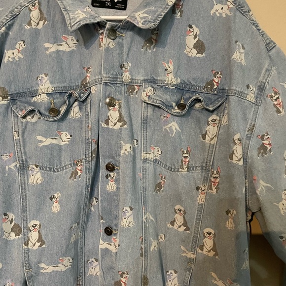 🐾Oh My Disney Dogs Jean Jacket, Size 2xl, Sold Out🐶 - Picture 9 of 16